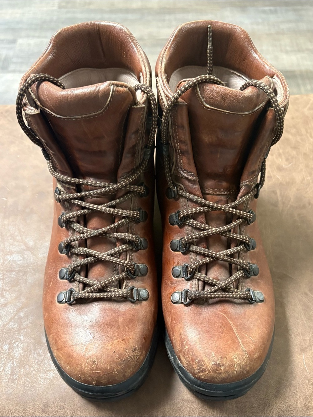 Scarpa 35529 Hiking Boots Brown, Heavy Leather EU 38, US 7